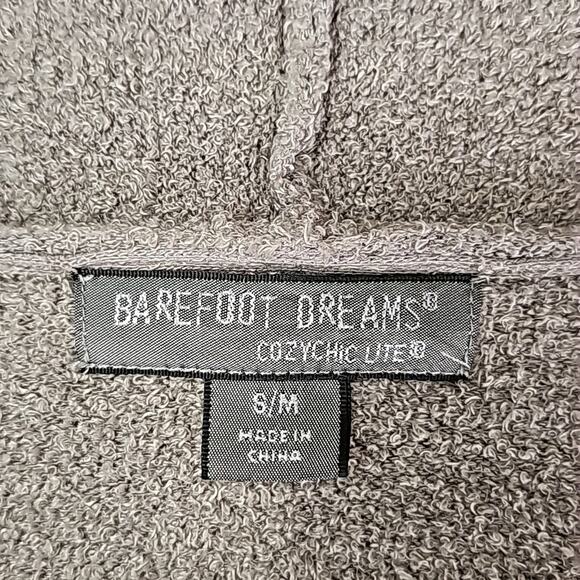 Barefoot Dreams Cozy Chic Lite Knit Women Sz S/M Ombre Asymmetrical Hem Cardigan - Picture 3 of 11